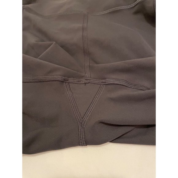 Lululemon Invigorate High-Rise Crop 17" Graphite Grey Size 6 - Picture 11 of 11
